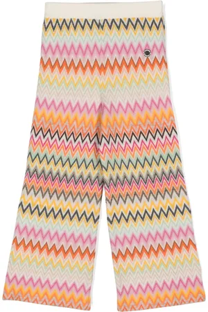 Missoni Pantalones tejido con motivo en zigzag