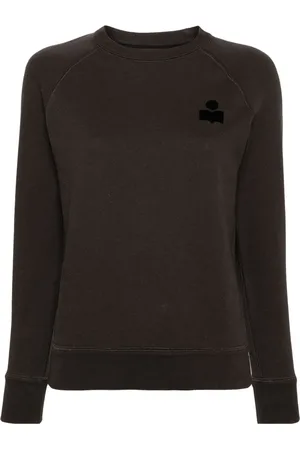 Marant Etoile Sudadera Milla con logo afelpado