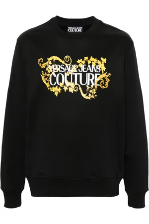 VERSACE Sudadera con logo estampado
