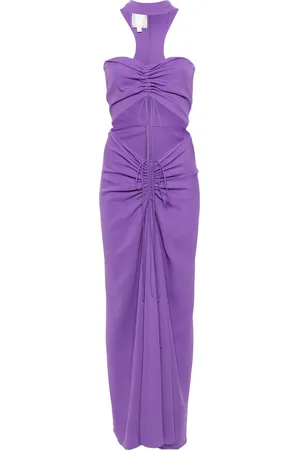 CHRISTOPHER ESBER Vestido largo Reversed Halter Disconnect