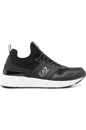 EA7 Tenis con logo en relieve