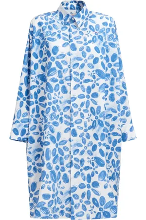 Marni Vestido camisero con estampado floral