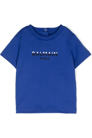 Balmain Playera con logo estampado