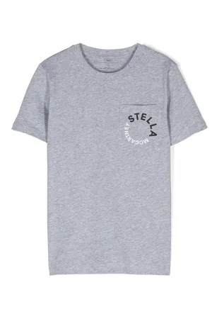Stella McCartney Playera con logo estampado