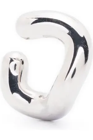 CHARLOTTE CHESNAIS Arete ear-cuff con diseño ondulado