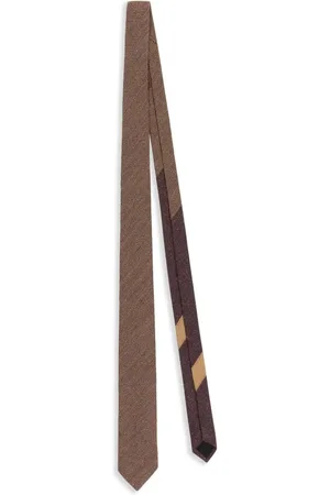 DRIES VAN NOTEN Corbata con motivo chevron