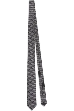 DRIES VAN NOTEN Corbata de seda en jacquard