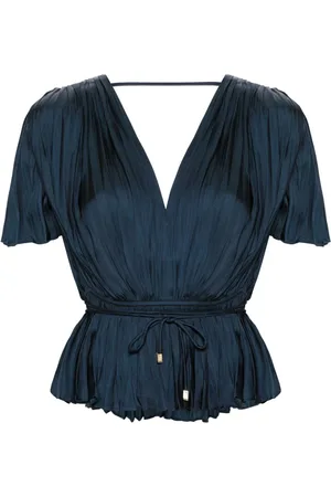 Maje Blusa plisada