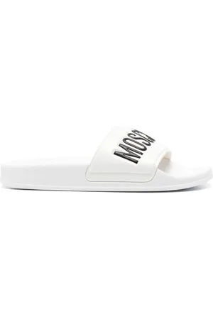 Moschino Flip flops con logo en relieve