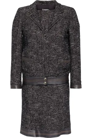 CHANEL Traje de vestir de tweed 2004