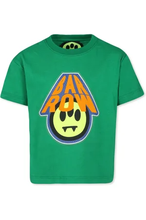 BARROW Playera con estampado de sonrisa