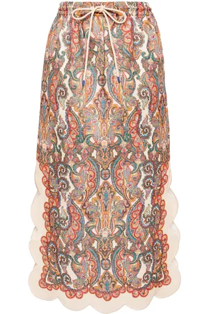 ZIMMERMANN Falda midi Ottie