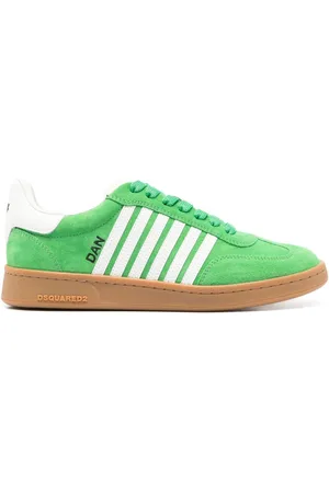 Dsquared2 Tenis de gamuza con motivo de rayas