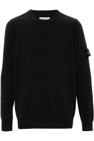 Stone Island Suéter con efecto melange con distintivo Compass