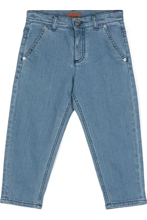 Missoni Jeans tapered con bordado en zigzag