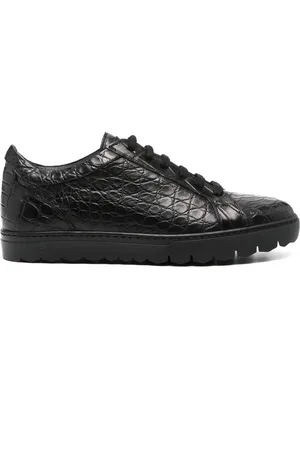 Kiton Tenis con efecto de piel de cocodrilo en relieve