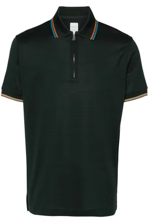 Paul Smith Playera tipo polo con ribete de rayas