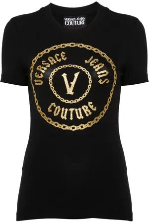 VERSACE Playera con logo estampado