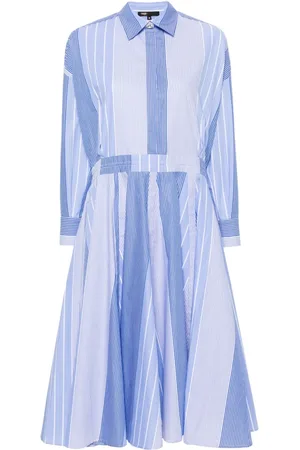 Maje Vestido midi con diseño patchwork