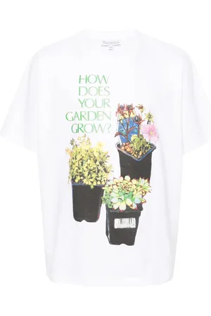 J.W.Anderson Playera con estampado floral