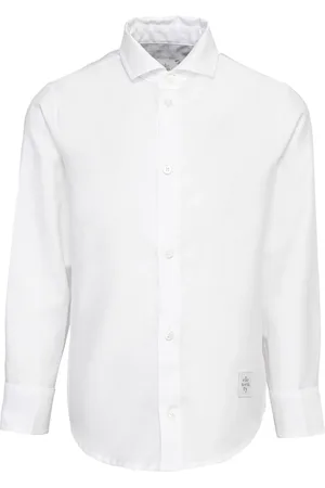 ELEVENTY Camisa con aplique del logo