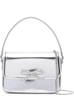 Self-Portrait Bolsa crossbody con detalle de moño