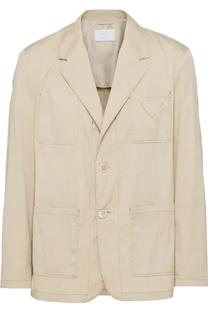 Prada Sobrecamisa con parche triangular