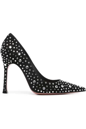 Amina Muaddi Zapatillas Elsa con tacón de 110mm