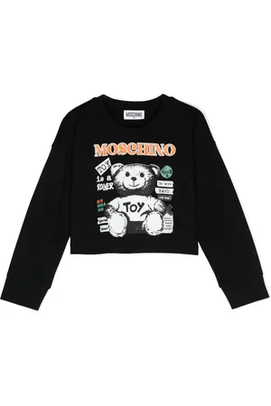 Moschino Top corto con motivo Teddy Bear