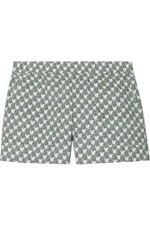 Tory Burch Shorts de popelina con estampado de cebra