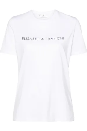 Elisabetta Franchi Playera con detalles de strass
