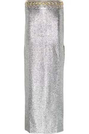 Paco rabanne Falda largo con apliques