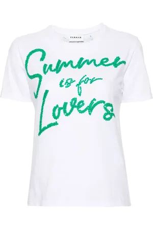 P.A.R.O.S.H. Playera con detalles de lentejuelas