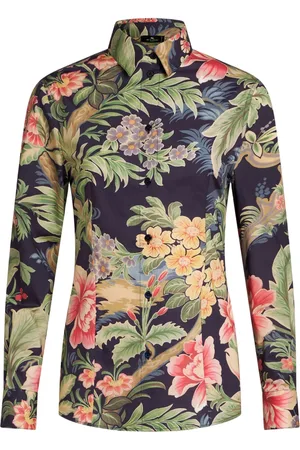 Etro Camisa manga larga con estampado floral