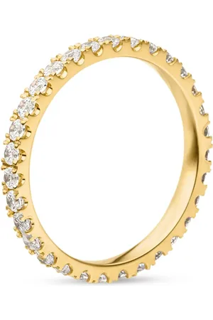 VEYNOU Anillo Memory en oro amarillo reciclado de 18kt con diamante