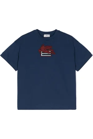 Etro Playera con bordado Pegaso