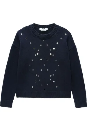 Msgm Suéter con detalle de ojales