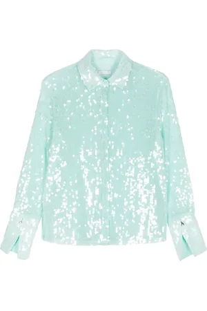 Patrizia Pepe Camisa bordada con lentejuelas