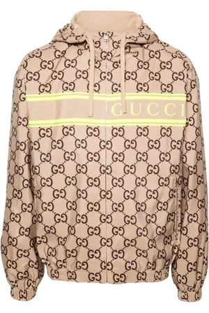 Gucci Chamarra con capucha y estampado GG Supreme