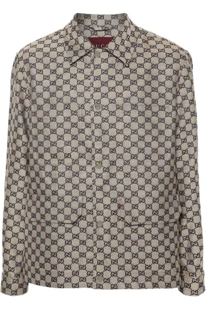 Gucci Sobrecamisa con motivo GG