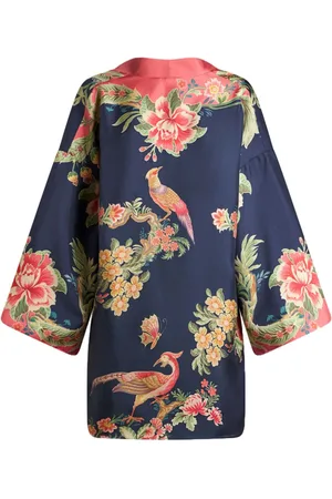 Etro Vestido de seda con estampado floral