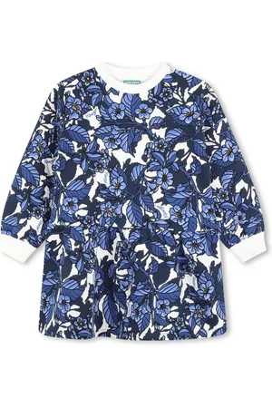 Kenzo Vestido estilo sudadera con estampado floral