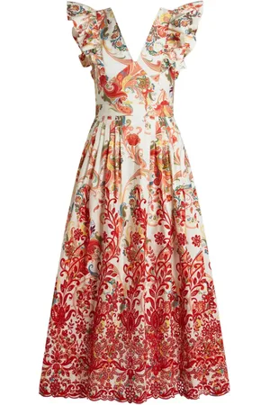 Etro Vestido con estampado de cachemira