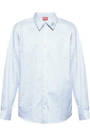 Diesel Camisa S-Turner con rayas estampadas