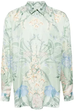 Camilla Camisa de seda con estampado floral