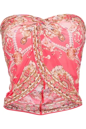 Camilla Top estilo bandeau Shell Games