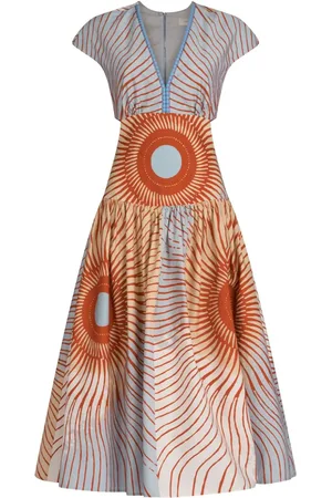 Silvia Tcherassi Vestido midi Cecile