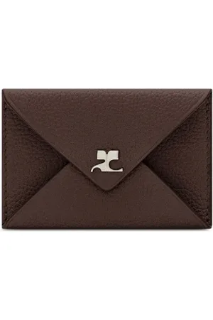 Courrèges Tarjetero con placa del logo