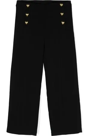 Moschino Pantalones rectos con botones decorativos