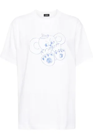 We11 Done Playera con estampado gráfico